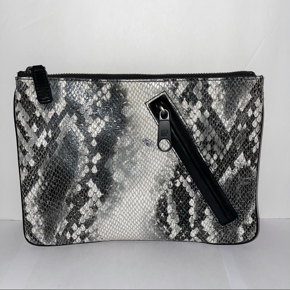 GAP Snakeskin clutch/crossbody bag